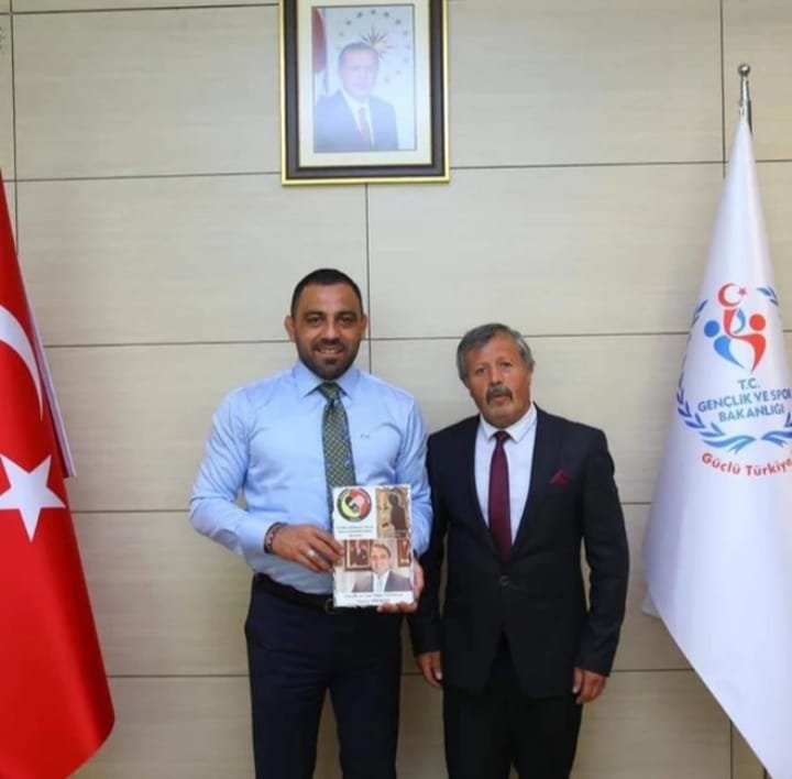 Hankido Federasyonu Başkanı Osman Karamercimek Gençlik ve Spor Bakan Yardımcımız Sayın Hamza Yerlikaya’yı yerinde ziyaret etti.